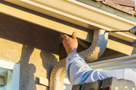Contact information for sptbrgndr.de - Disconnect the gutters from the downspouts, then remove the downspouts from the house. Hidden hangers are a type of clip that holds the gutters to the fascia. These can be unscrewed with a ...